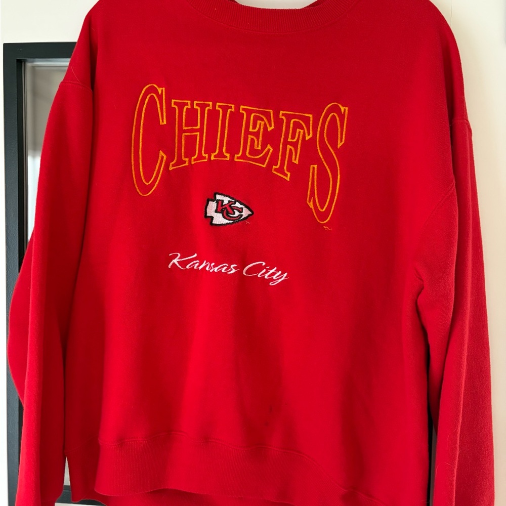 Red Kansas City Chiefs Sweatshirt